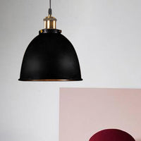 Antique Inspired Dome Pendant Lamp (Various Colors)