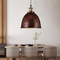 Antique Inspired Dome Pendant Lamp (Various Colors)