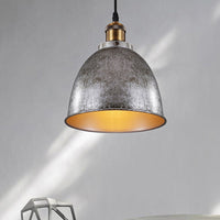 Antique Inspired Dome Pendant Lamp (Various Colors)
