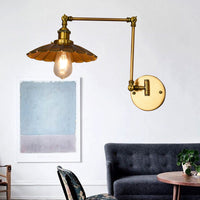 Isabella's Industrial Chic Pendant Arm Sconce