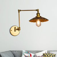 Isabella's Industrial Chic Pendant Arm Sconce