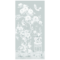 June – Tonal Green Chinoiserie Fine Art Paper Print (Various Sizes)