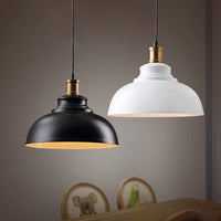 Aaliyah - Adjustable Industrial Dome Pendant Light (3 Colors)