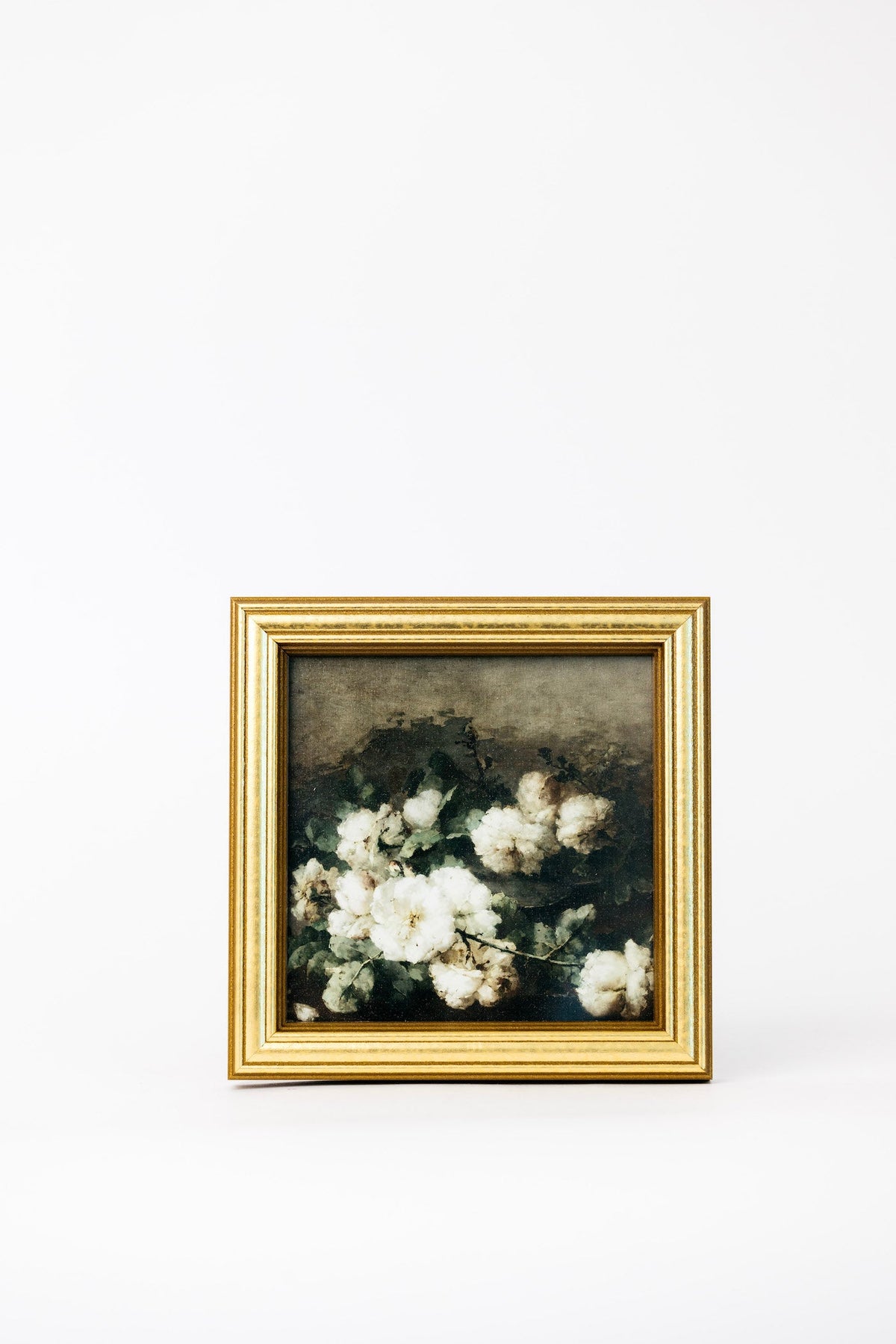 Love Story – Mini Floral Art in Gold Frame (Micro Art Collection)