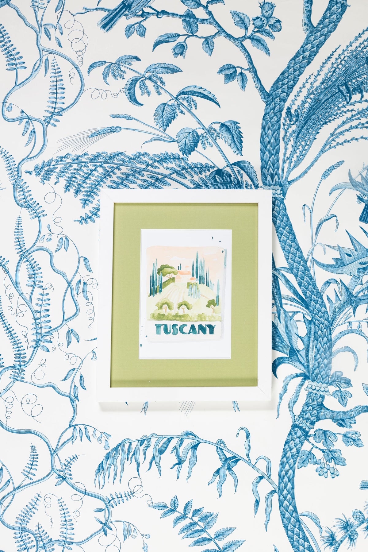 Tuscany Matchbook Art Print