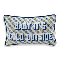 Baby It's Cold Outside Needlepoint Pillow