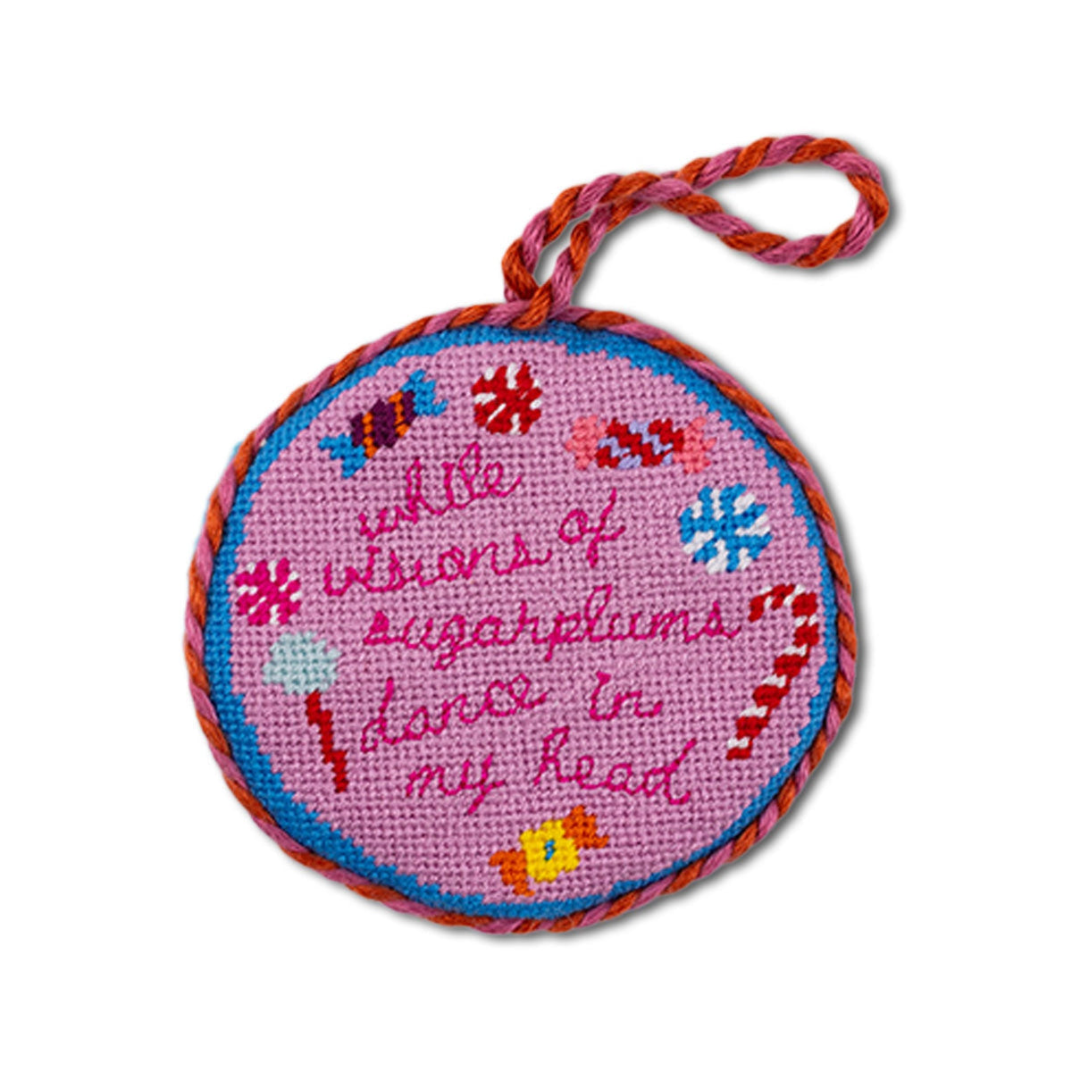 Needlepoint Ornament - Sugar Plums
