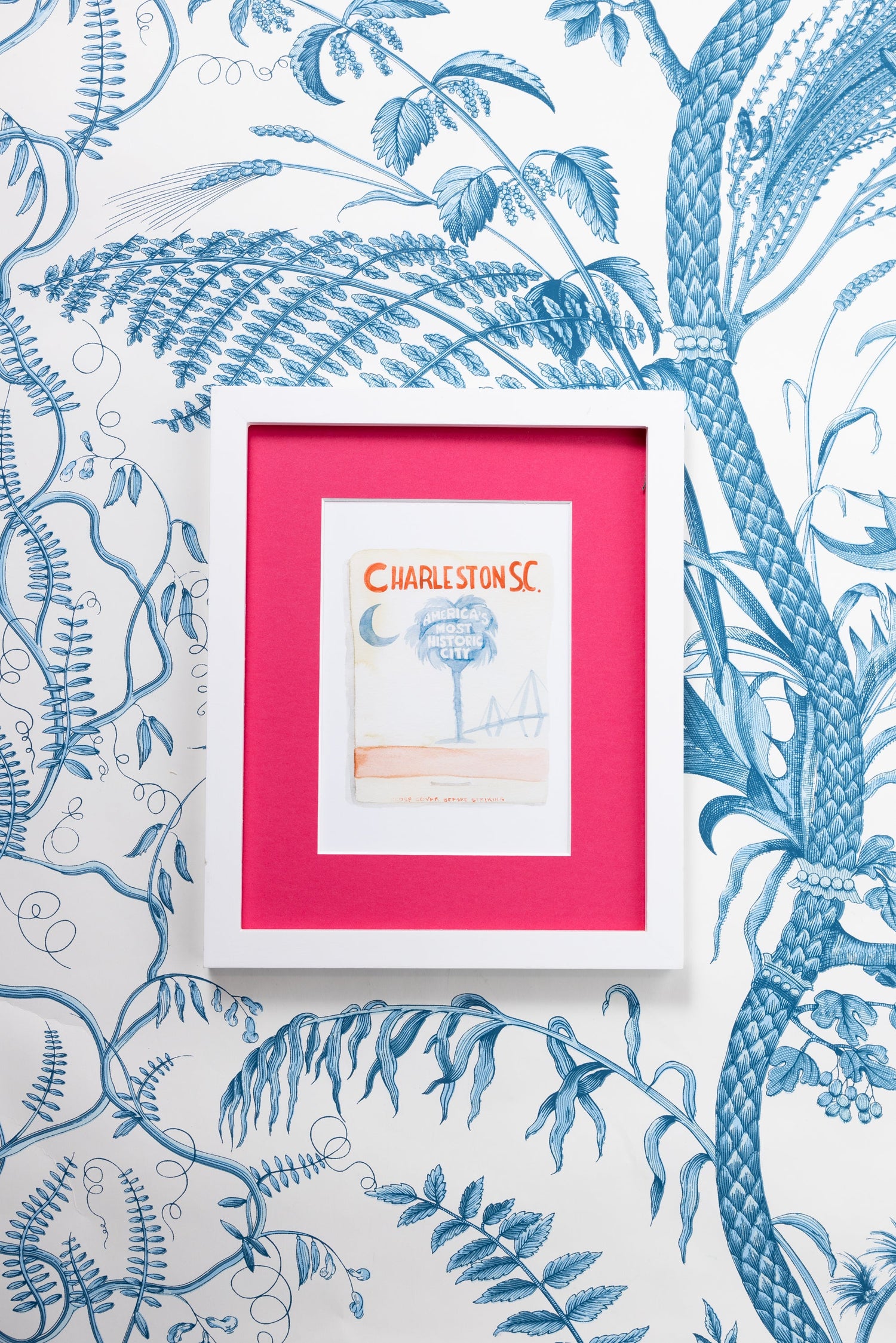 Charleston Matchbook Art Print