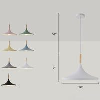 Macaron Geometric Pendant Light Modern Metal Fixture (Various Color and Styles)