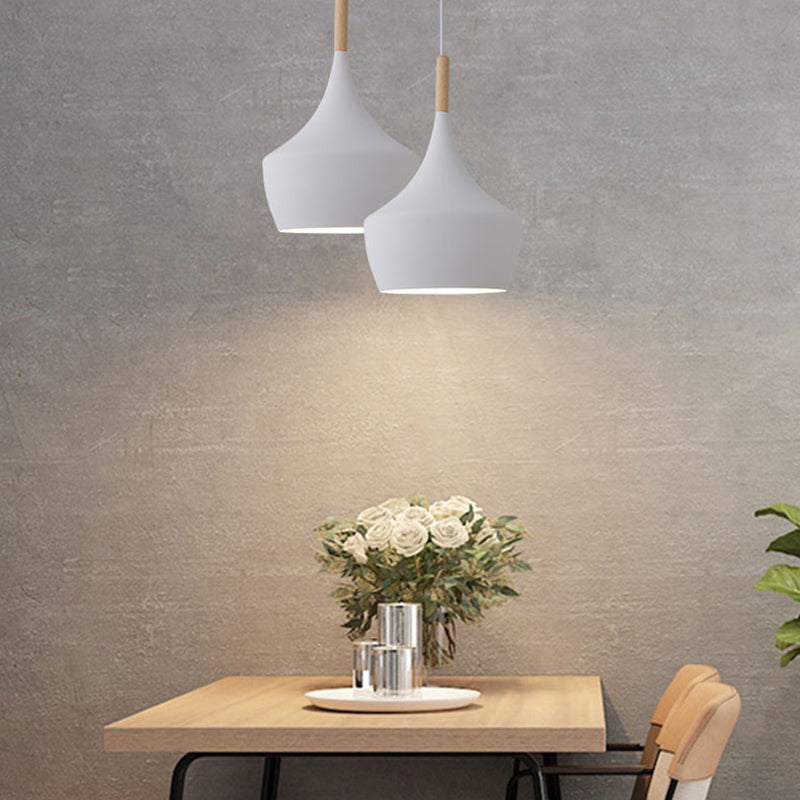 Macaron Geometric Pendant Light Modern Metal Fixture (Various Color and Styles)