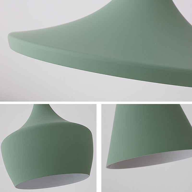 Macaron Geometric Pendant Light Modern Metal Fixture (Various Color and Styles)
