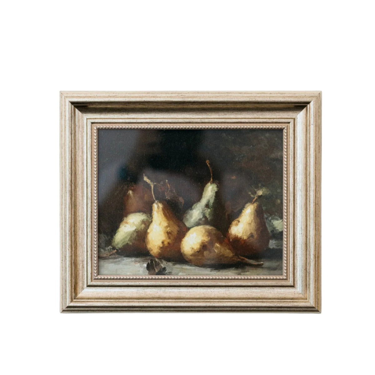 Winston – Vintage Still Life Wall Art in Champagne Frame (Micro Art Collection)