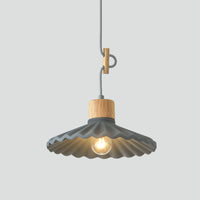 Modern Mini Colorful Pendant Light Cement Saucer Shade (6 Colors)