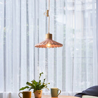Modern Mini Colorful Pendant Light Cement Saucer Shade (6 Colors)