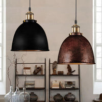Antique Inspired Dome Pendant Lamp (Various Colors)