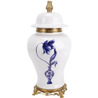 Tulip Ormolu Ginger Jar