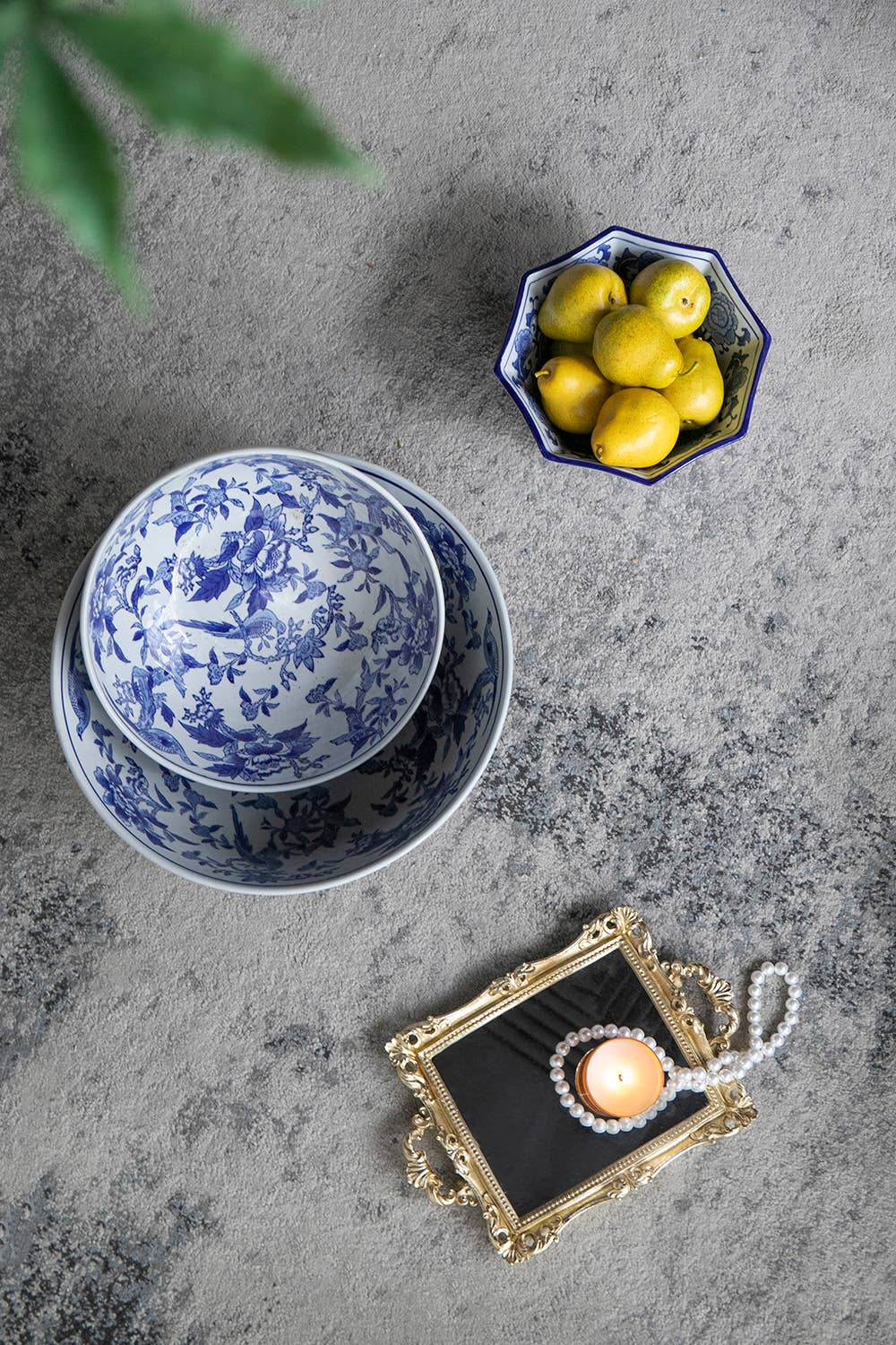 Timeless Blue and White Porcelain Bowl