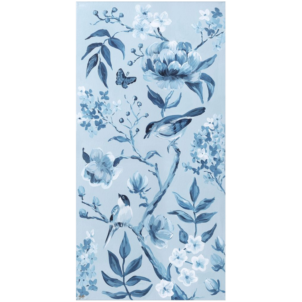 Blue Chinoiserie No. 1 – Fine Art Paper Print (Various Sizes)