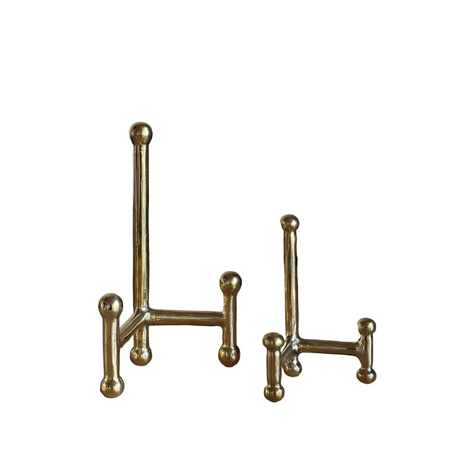 Solid Brass Desk Easel, Small