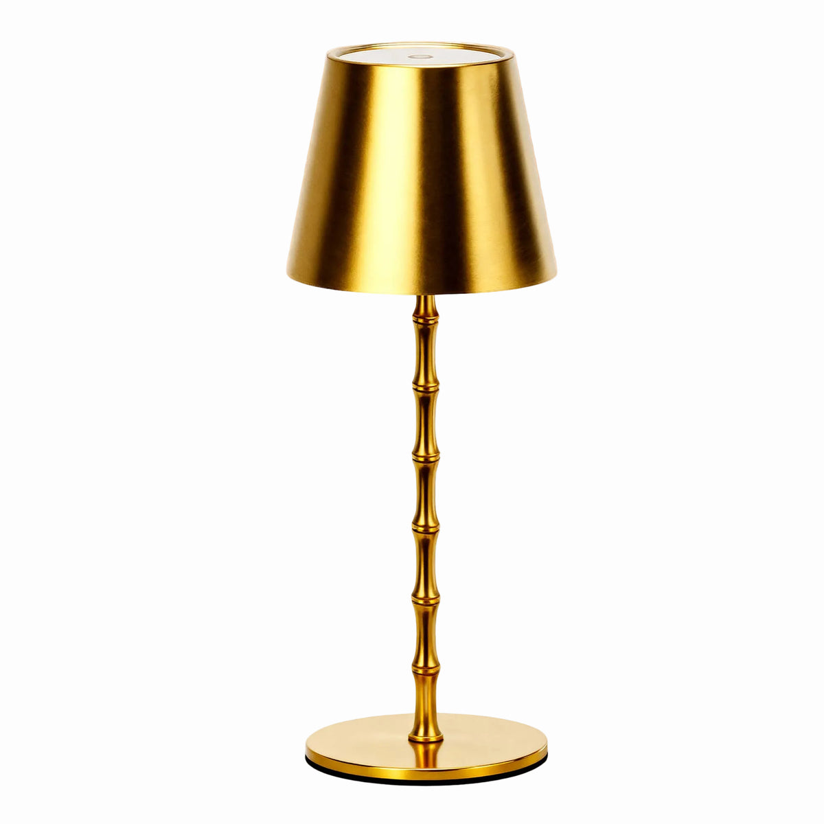 Gold Bamboo Rechargeable Table Lamp