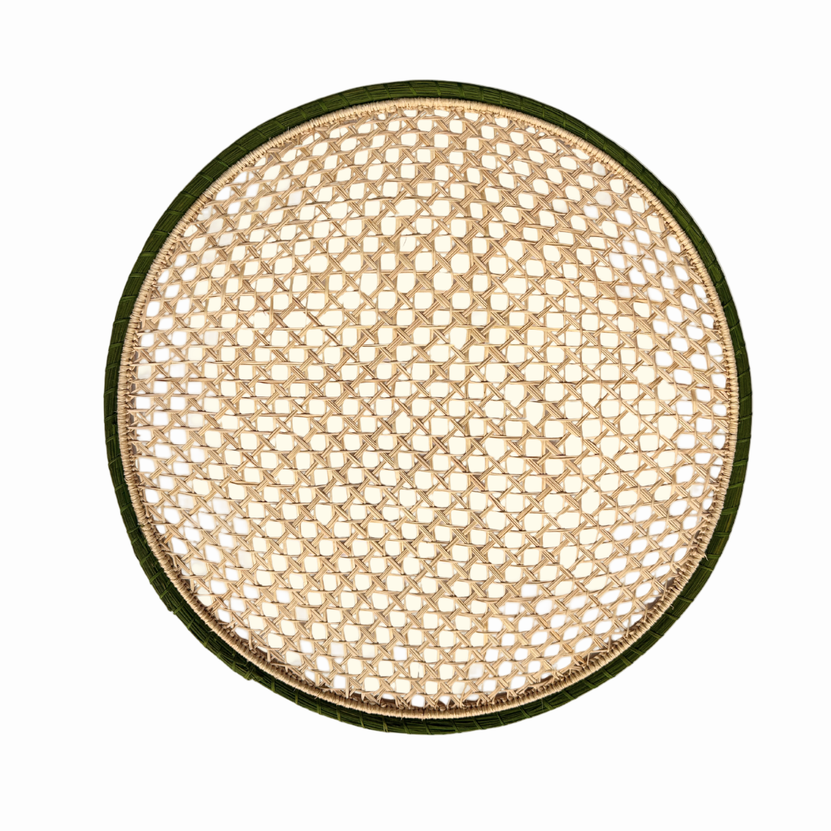 Marta Woven Placemat, Olive / Natural