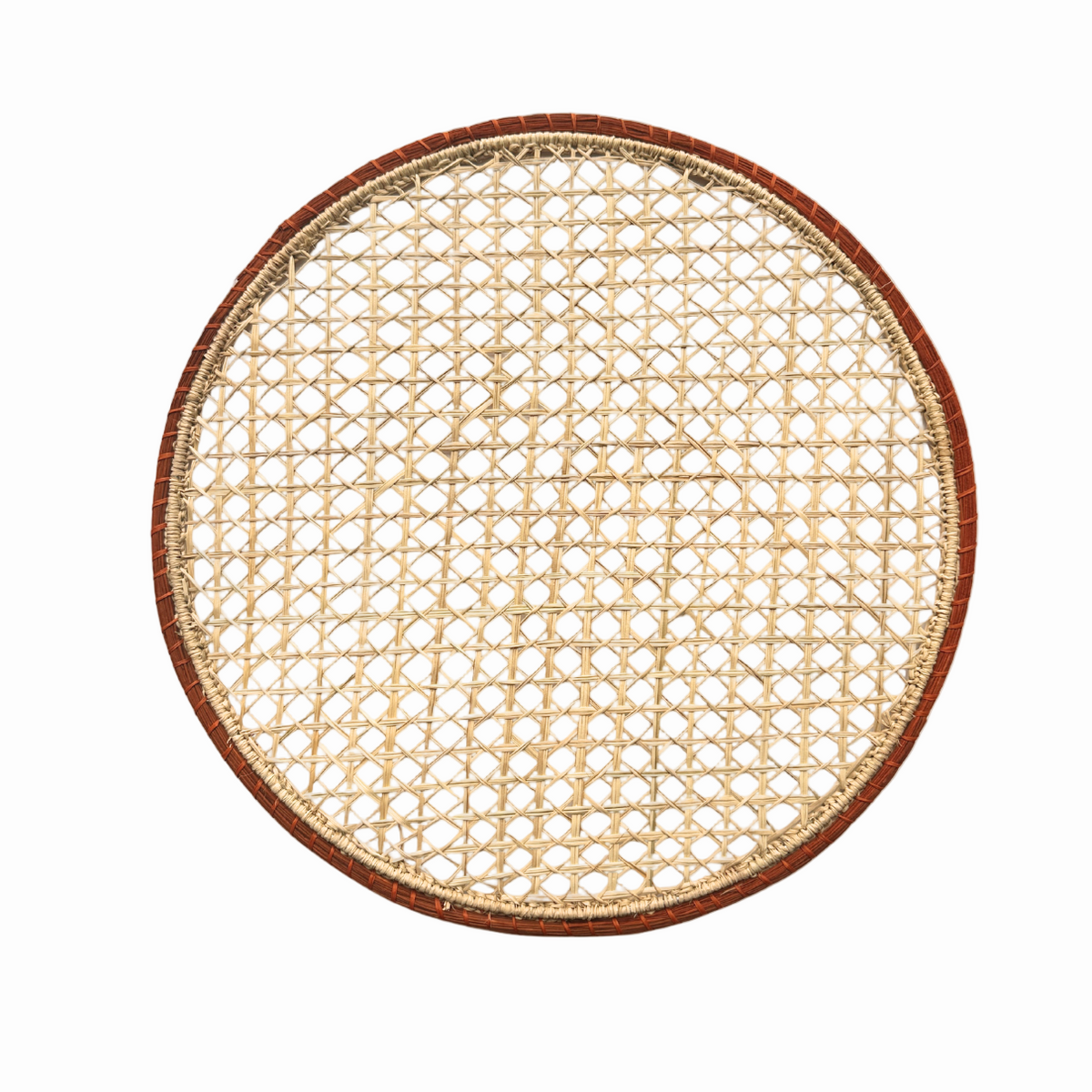 Marta Woven Placemat, Terracotta / Nude