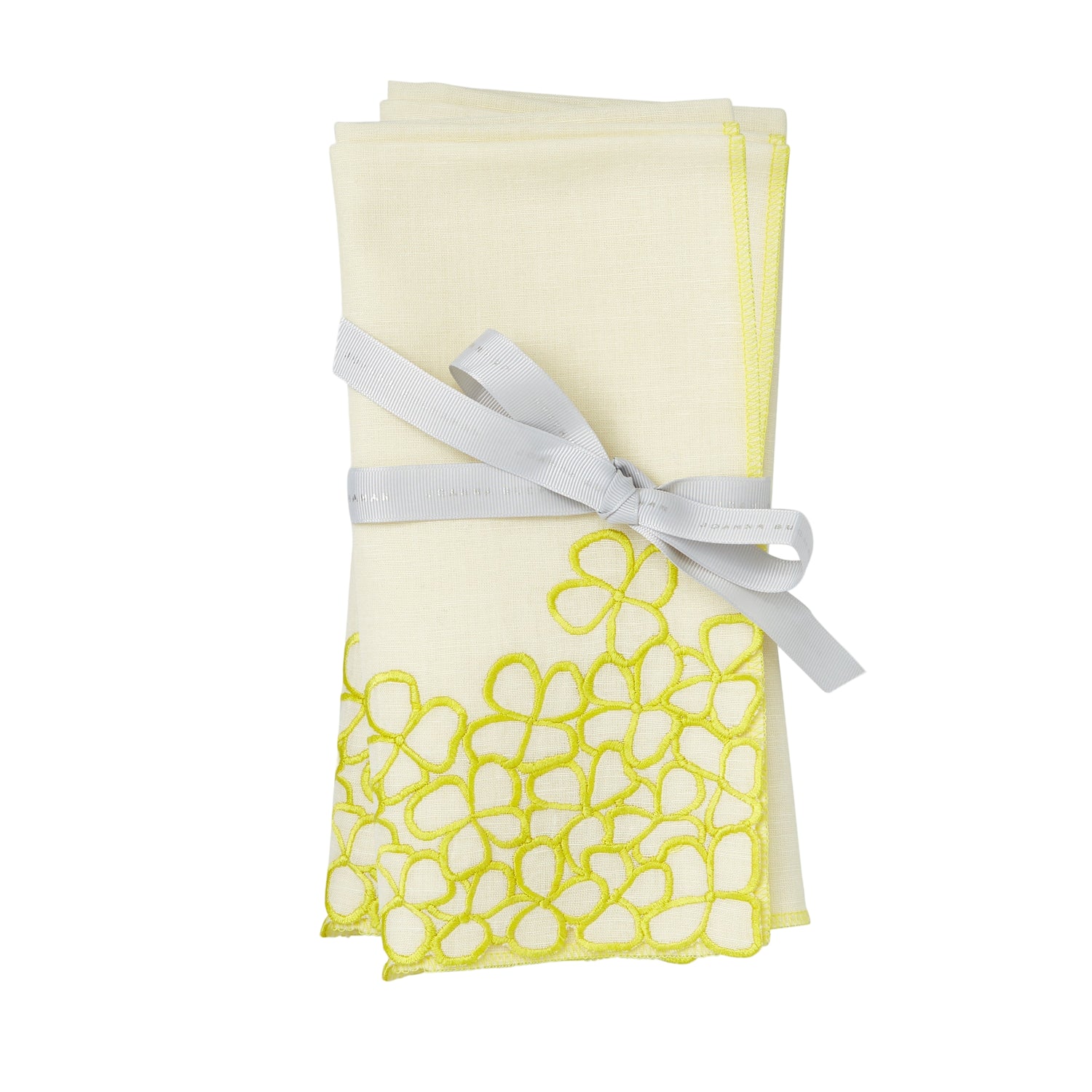 Hydrangea Dinner Napkins – Citrus (Set of 2)
