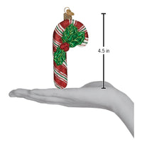 Glistening Candy Cane Ornament