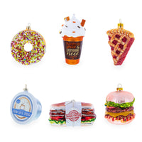 Cotton Candy Cart Glass Ornament