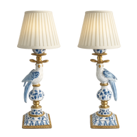 Blue & White Bird Rechargeable Lamp