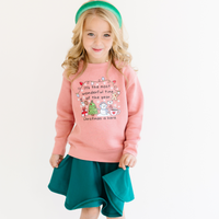 Girls Most Wonderful time of the Year Sweatshirt (Various Colors)