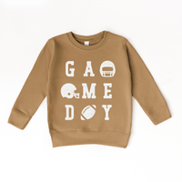 Kids Game Day Football Sweatshirt (Various Colors)
