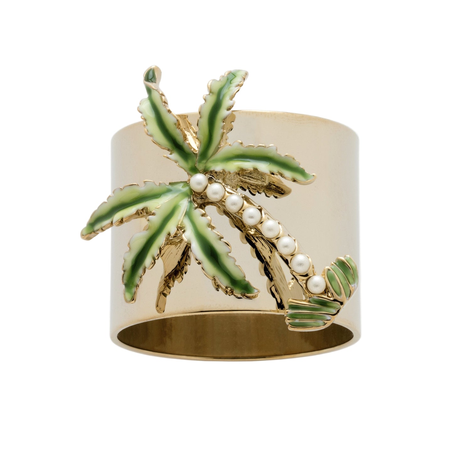Palm Tree Napkin Rings – Set of 2