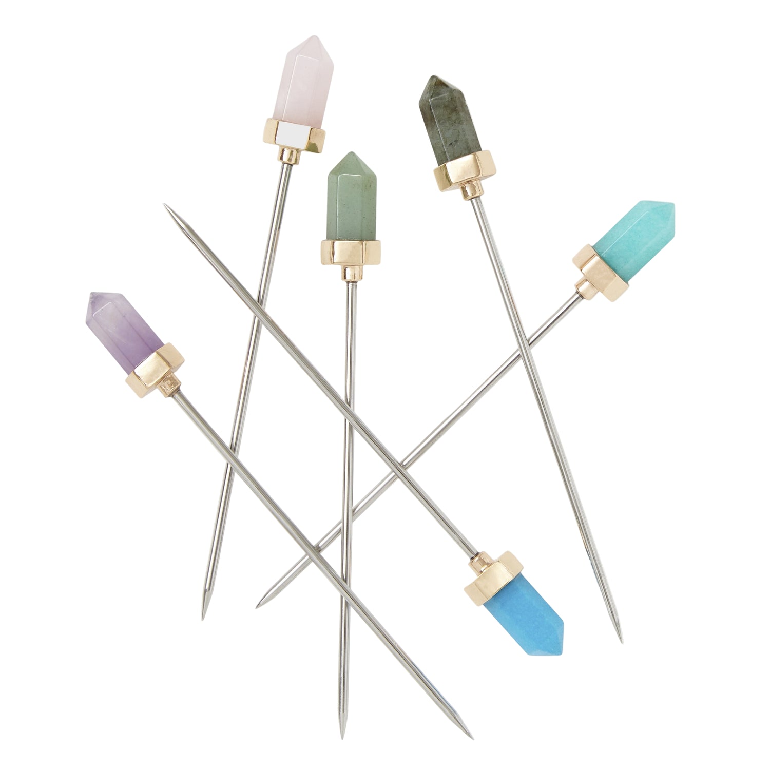 Quartz Cocktail Picks – Set of 6