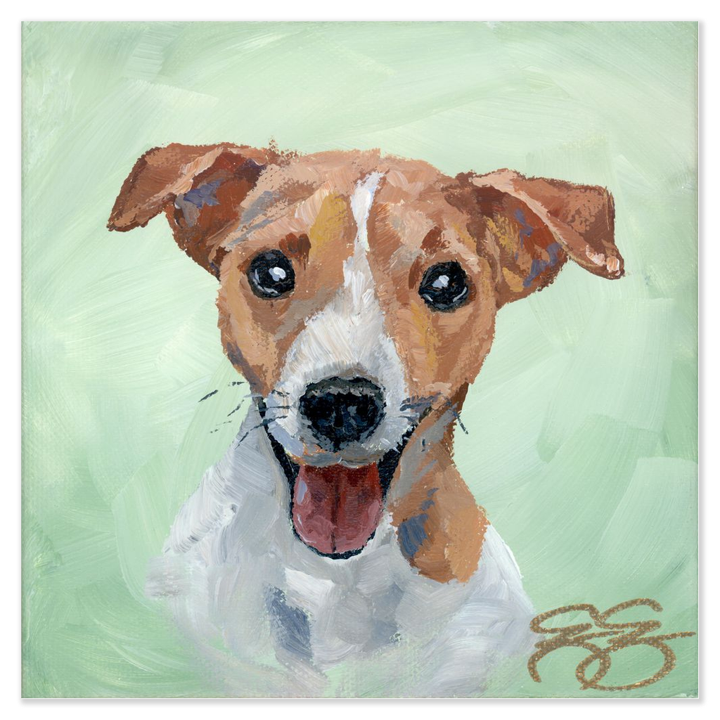 Jack Russell Terrier – Fine Art Paper Print (Various Sizes)
