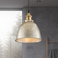 Antique Inspired Dome Pendant Lamp (Various Colors)