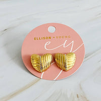 Heart Stud Earrings