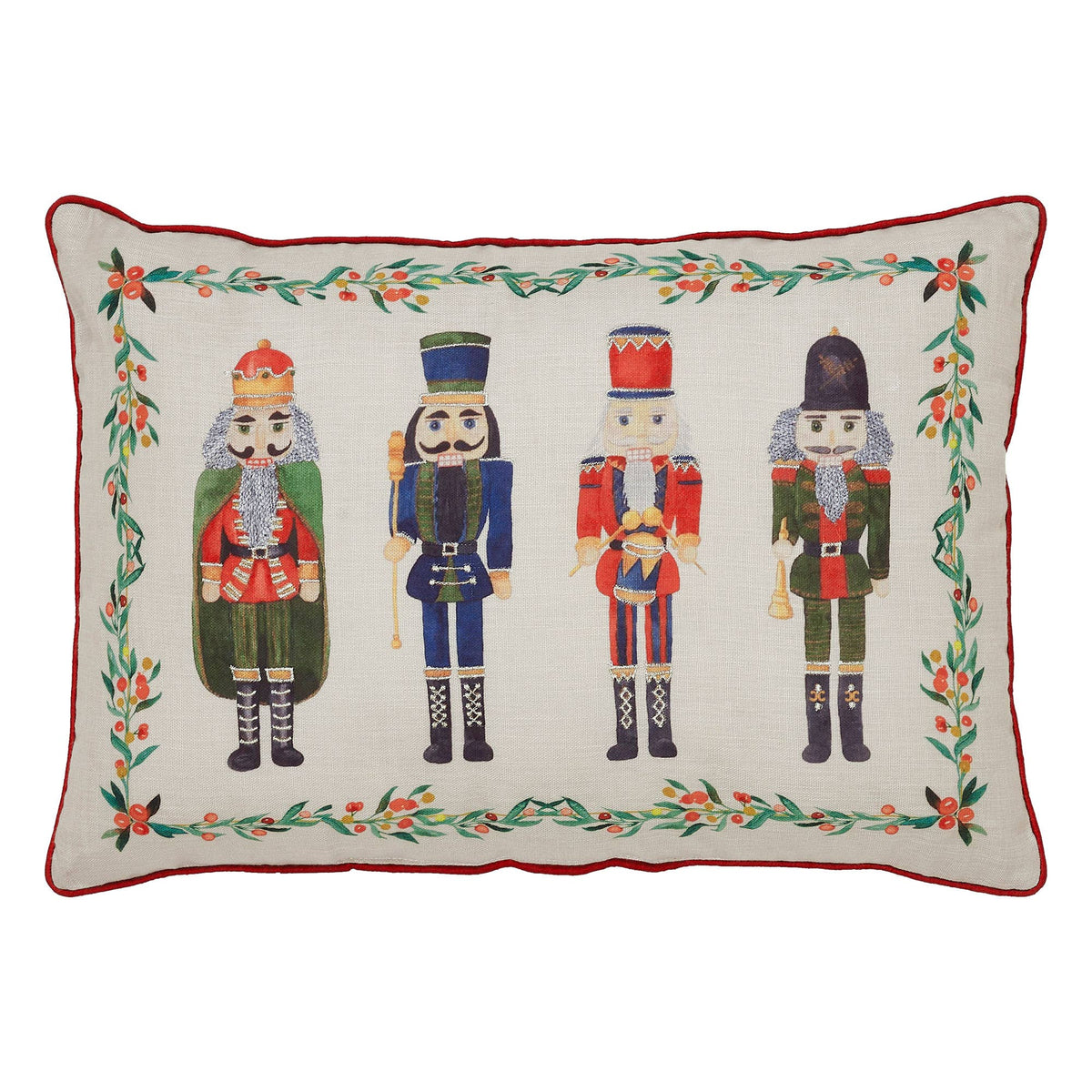 Traditional Nutcracker Pillow 14x20