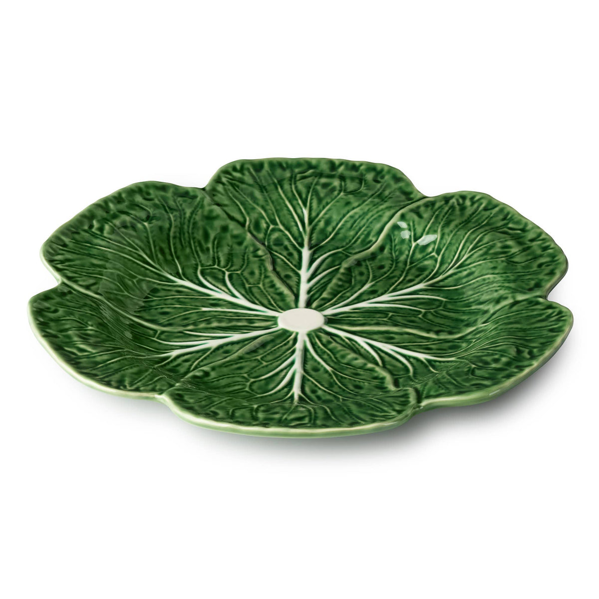 Green Cabbage Charger Plate