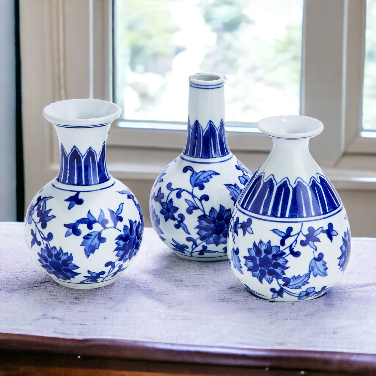 Chinoiserie Mediterranean Canton Vases (Various Styles & Sizes)