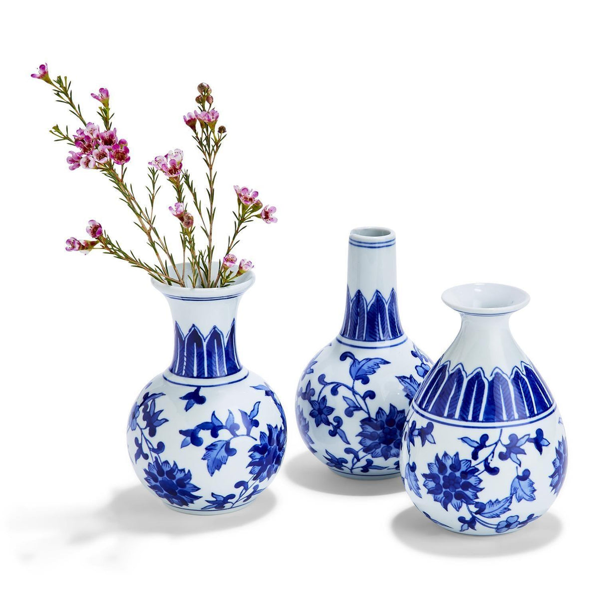 Chinoiserie Mediterranean Canton Vases (Various Styles & Sizes)