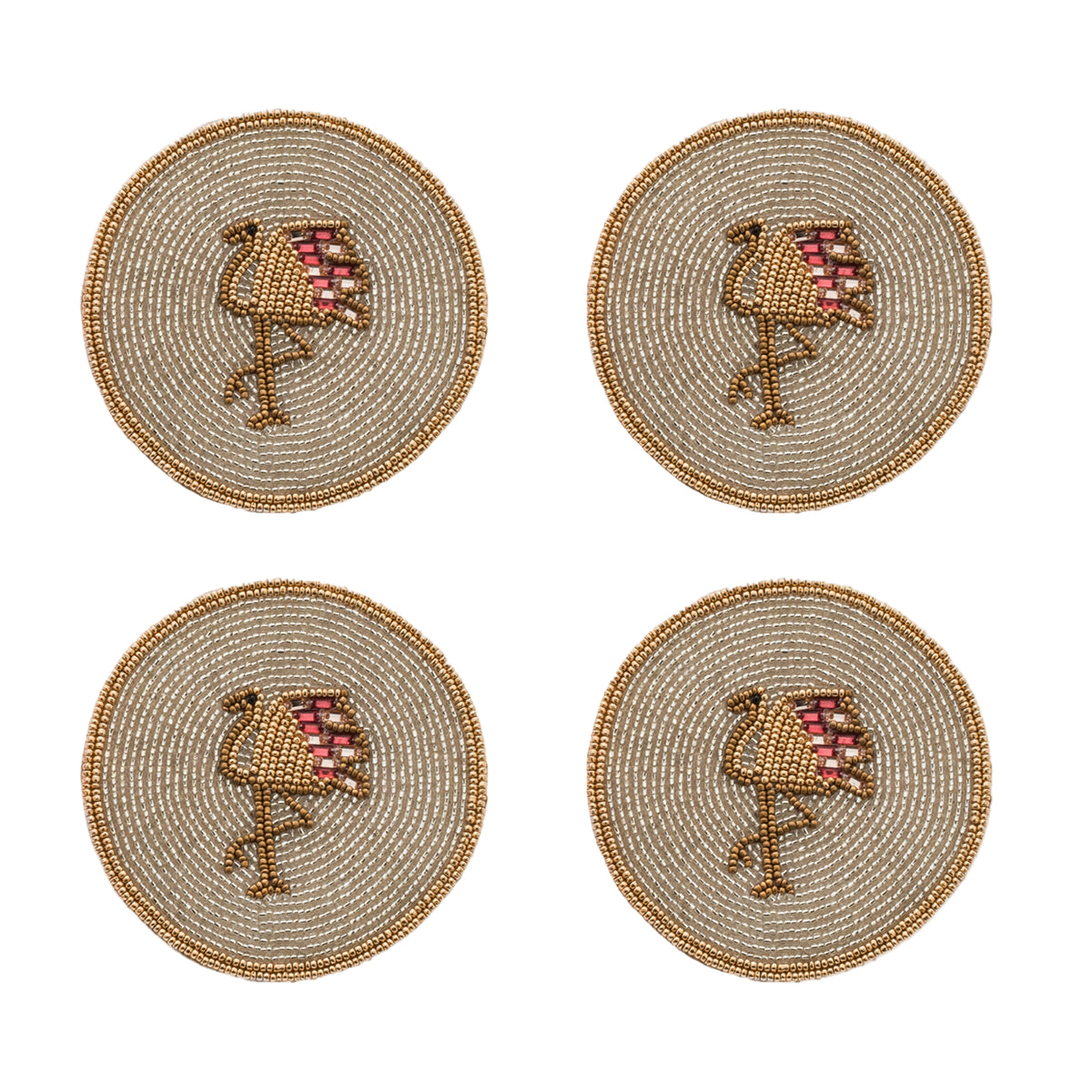 Flamingo Coasters – Set of 4