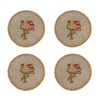 Flamingo Coasters – Set of 4