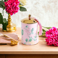 Vintage Floral Candle Set