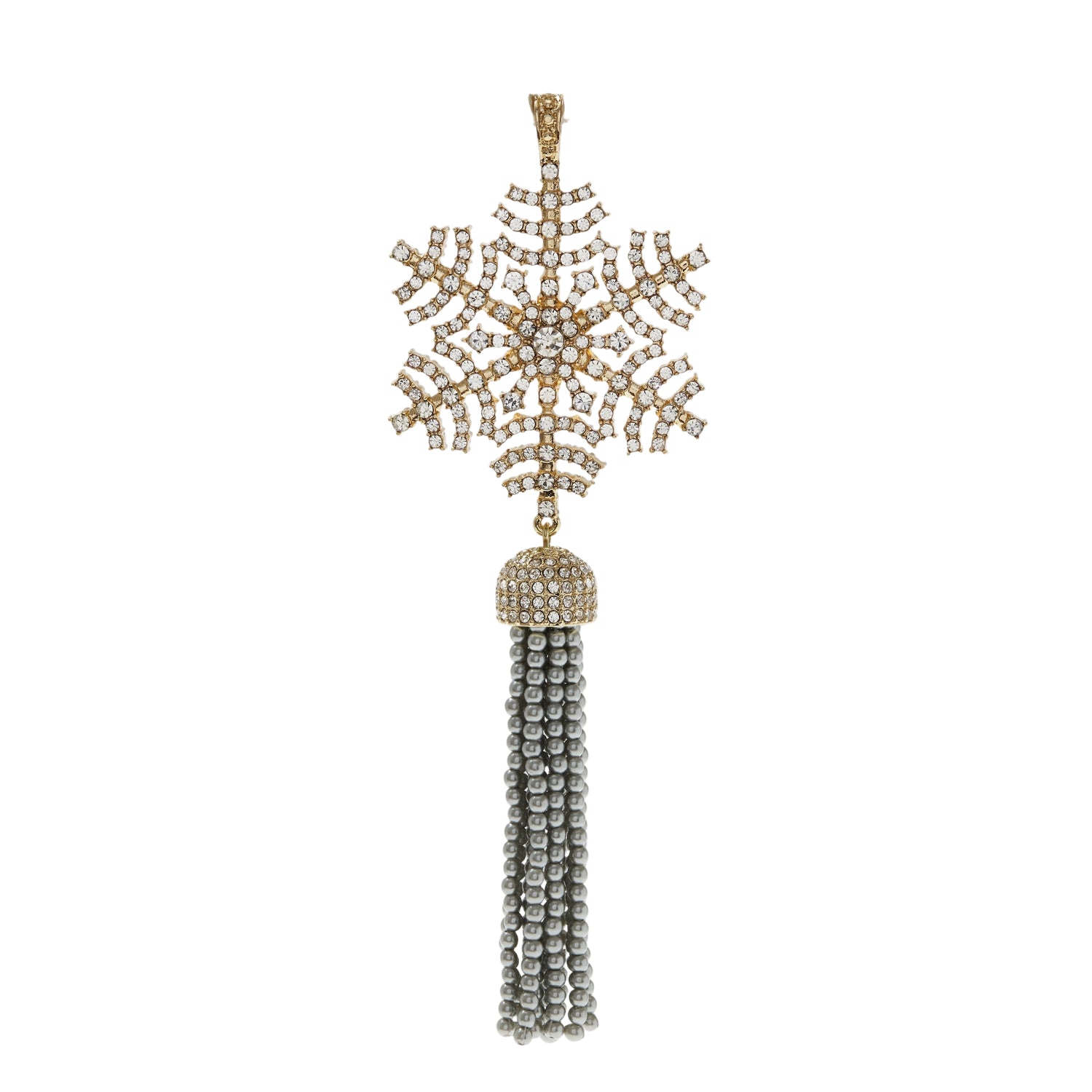 Snowflake Tassel Hanging Ornament