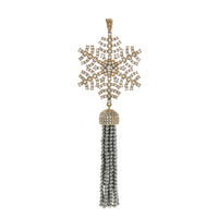 Snowflake Tassel Hanging Ornament
