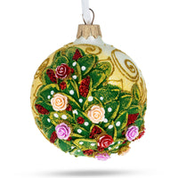 Embossed Roses Bouquet Ornament