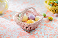 Hand Woven Easter Basket – Pink