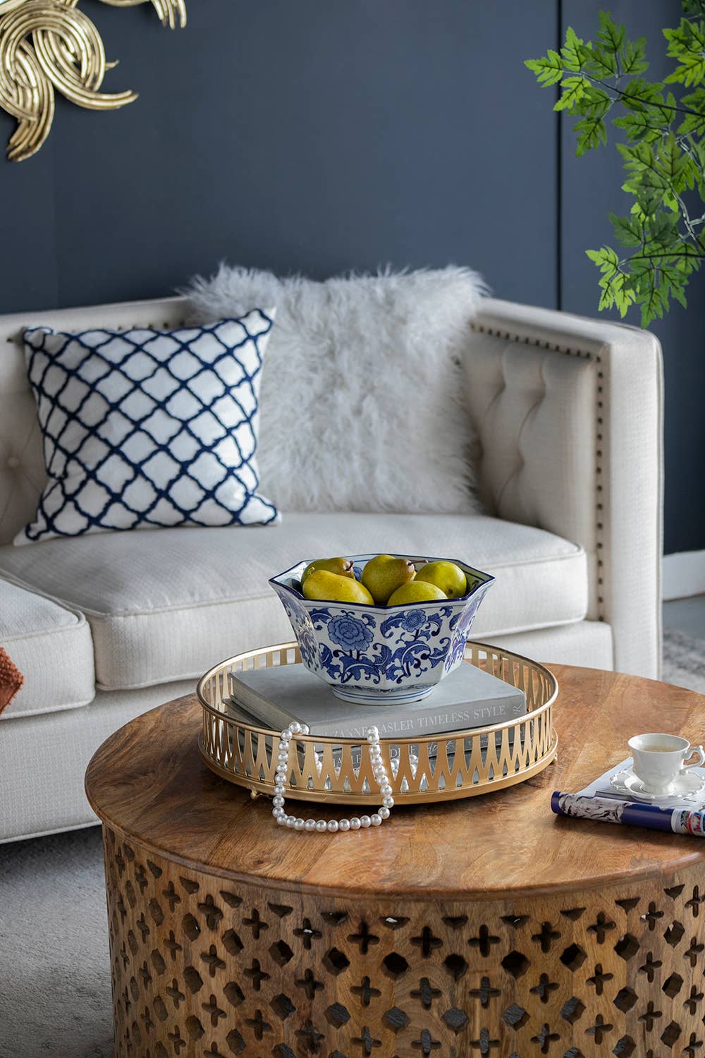 Timeless Blue and White Porcelain Bowl