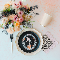 Spiderweb Lace Pink Napkins